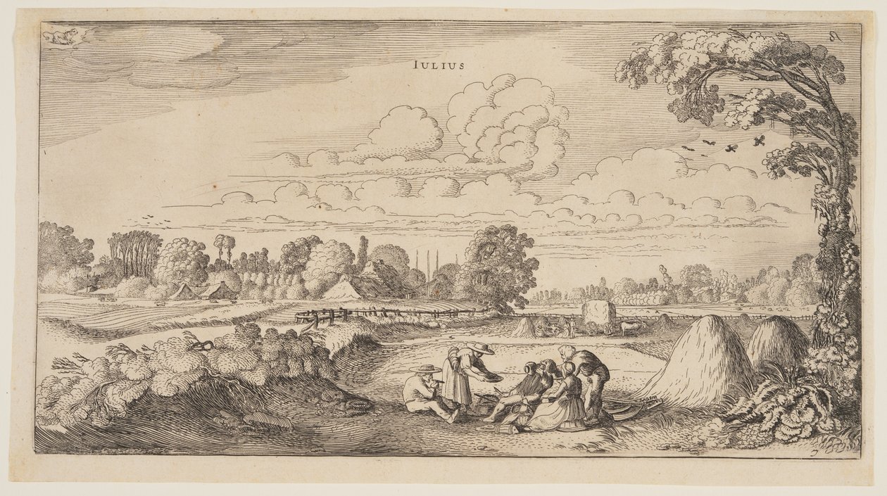 Julio, de Los doce meses del año de Jan van de Velde II