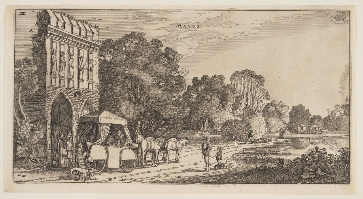 Mayo, de Los doce meses del año de Jan van de Velde II