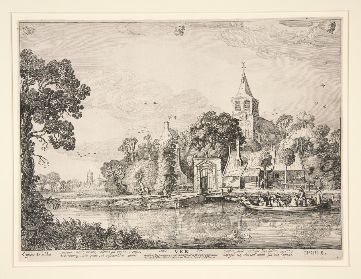 Primavera, de una serie de las cuatro estaciones. de Jan van de Velde II