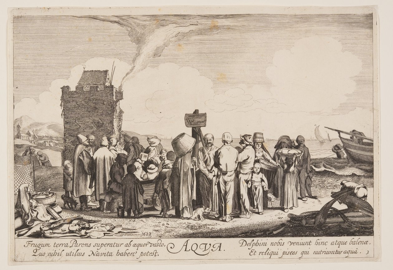 El agua, de Los cuatro elementos de Jan van de Velde II