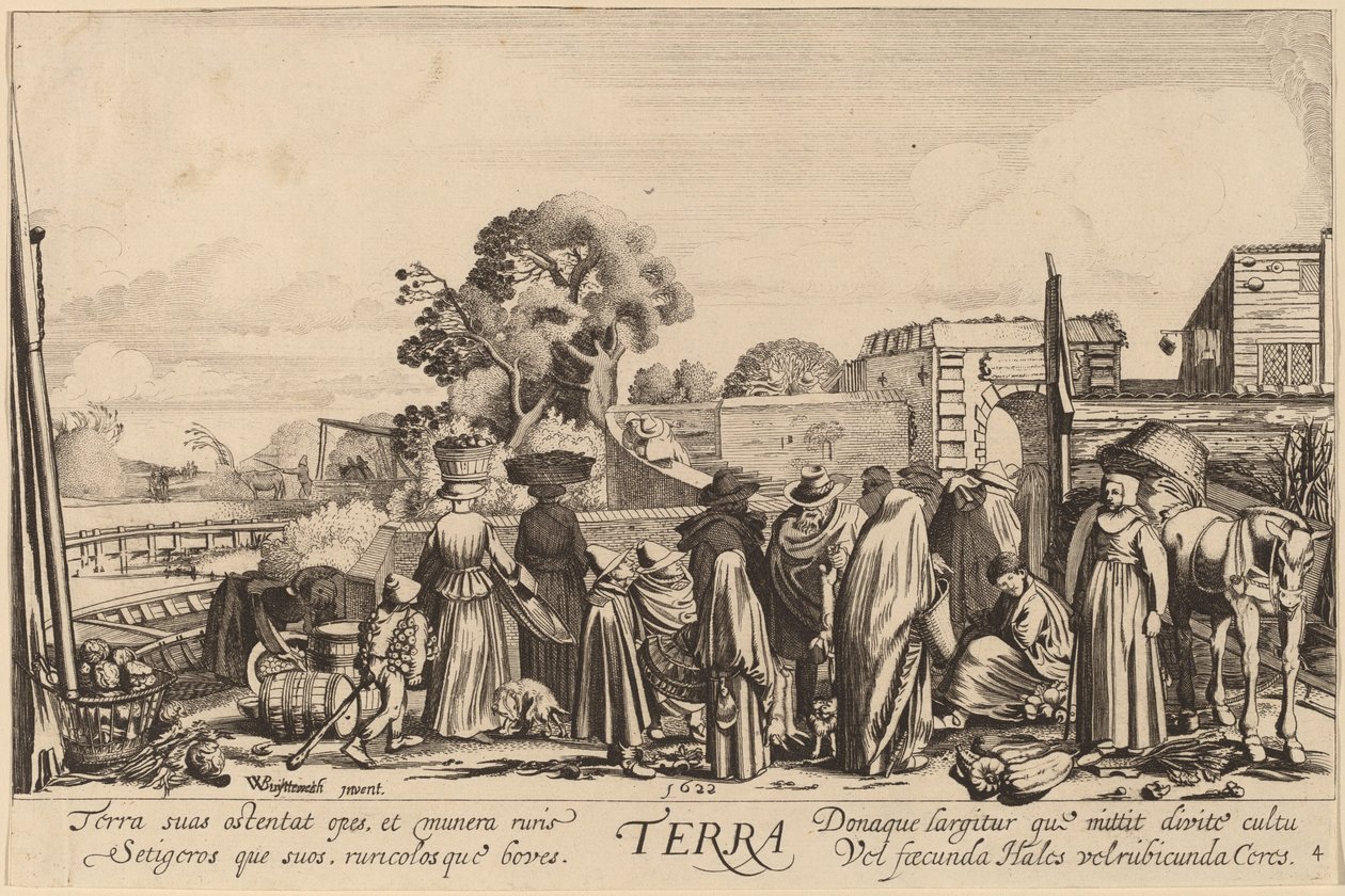 Tierra de Jan van de Velde II after Willem Buytewech