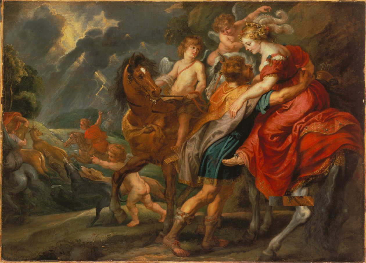 Dido y Eneas de Jan van den Hoecke