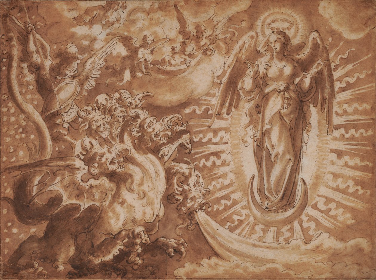 La mujer vestida de sol de Jan van der Straet