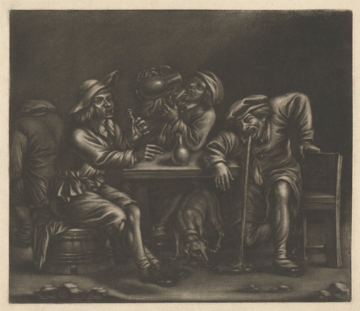 Los bebedores de Jan van der Bruggen
