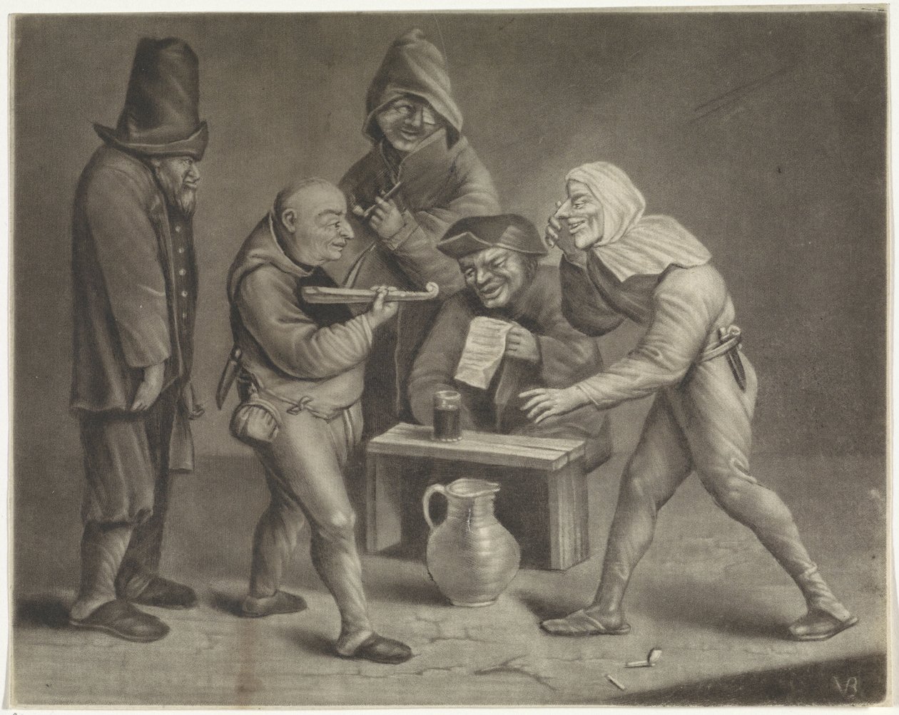 cinco tontos de Jan van der Bruggen