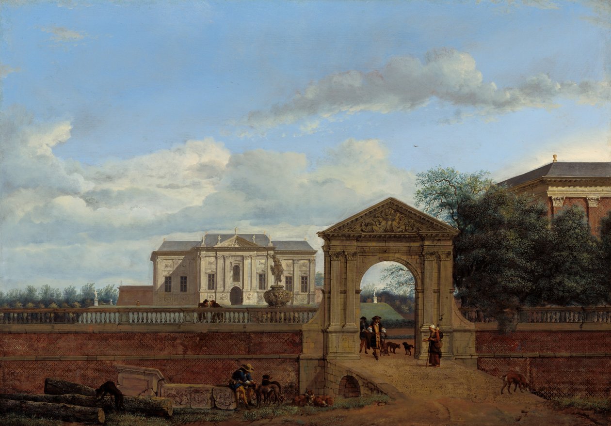 Una fantasía arquitectónica de Jan van der Heyden