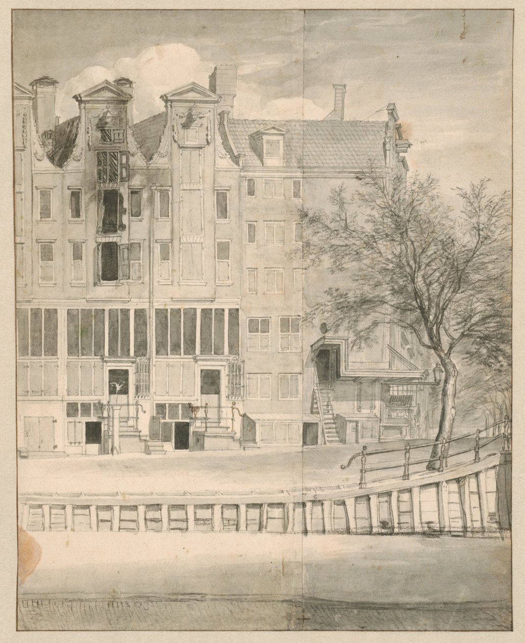 Casa quemada en el Leidsegracht, 1684 de Jan van der Heyden