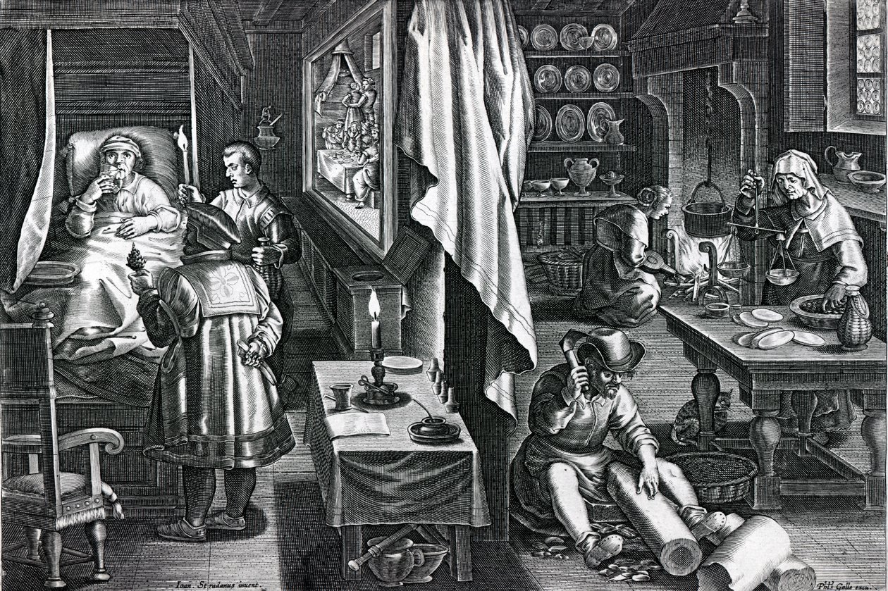 Hyacum et lues venerea, lámina 6 de 