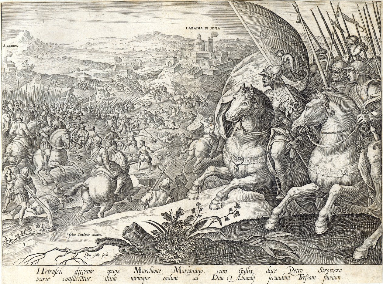 La Batalla de Labadia si Sena y San Abonda, lámina 3 de 