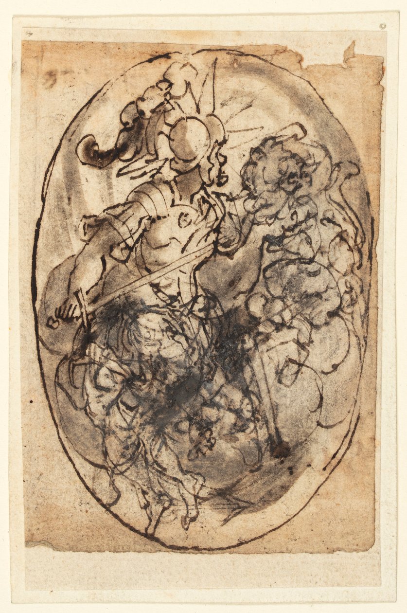 Diseño para un camafeo de Jan van der Straet, called Stradanus