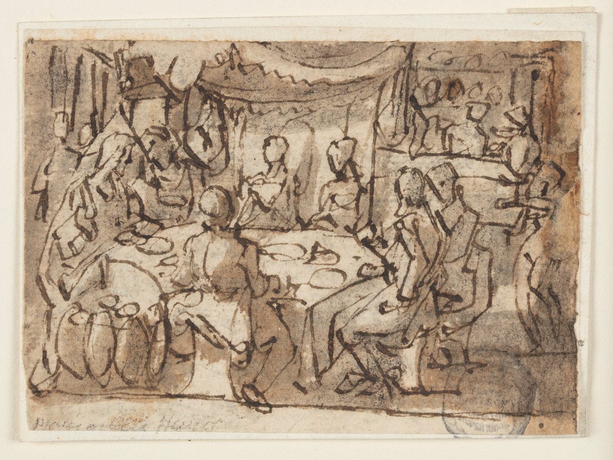Bodas de Caná de Jan van der Straet, called Stradanus