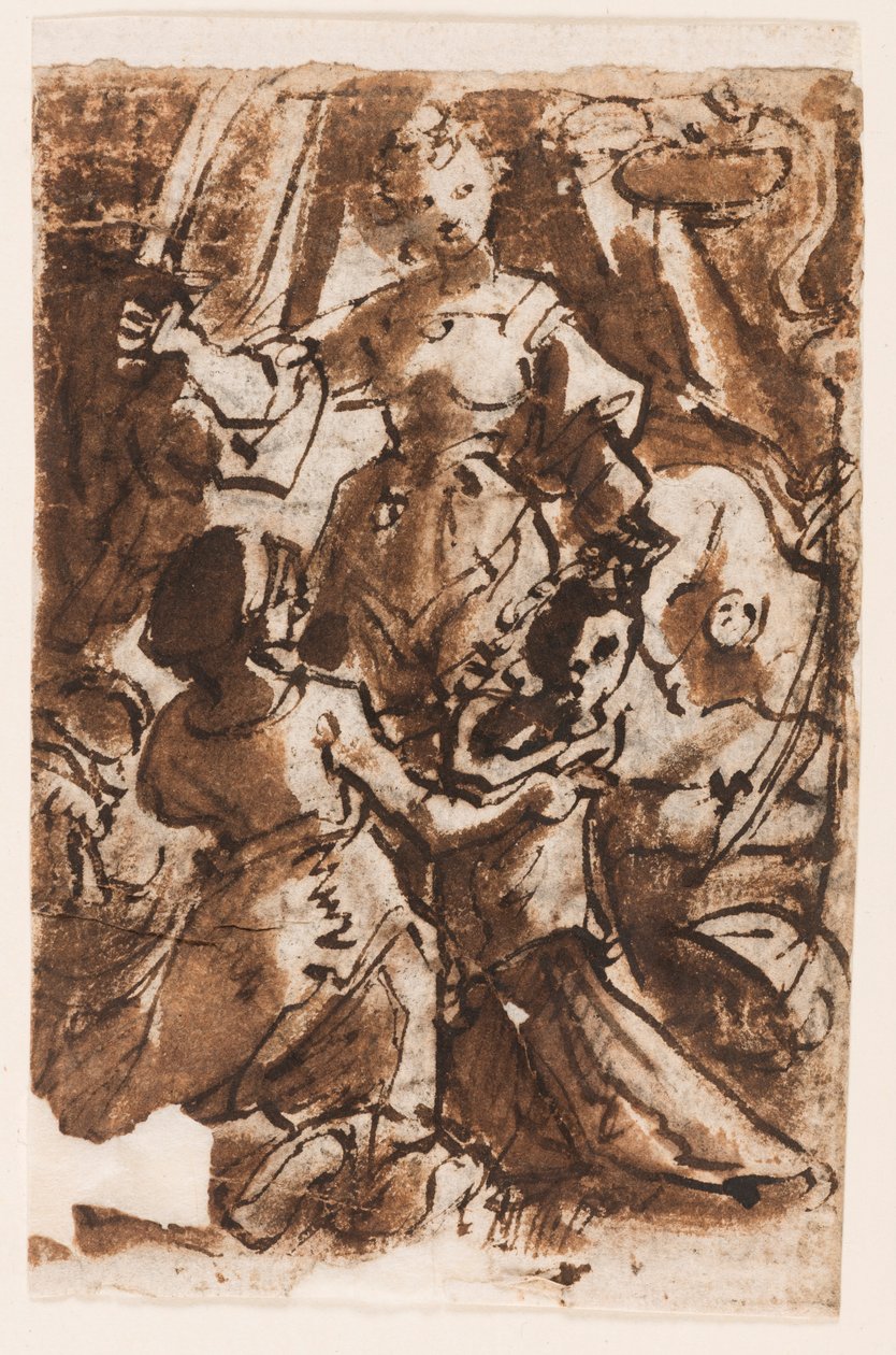Judith con la cabeza de Holofernes; Ascensión de Cristo de Jan van der Straet, called Stradanus