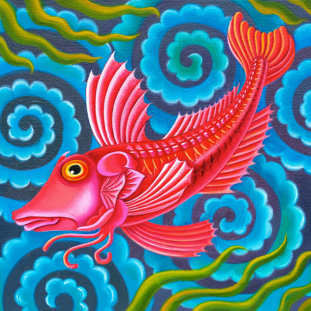 Pez gallineta, 2017 de Jane Tattersfield