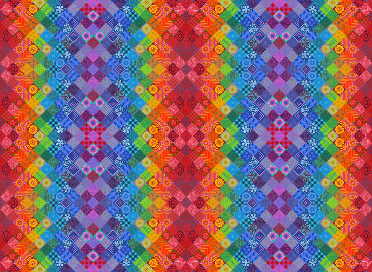 Patchwork pintado, 2013 de Jane Tattersfield