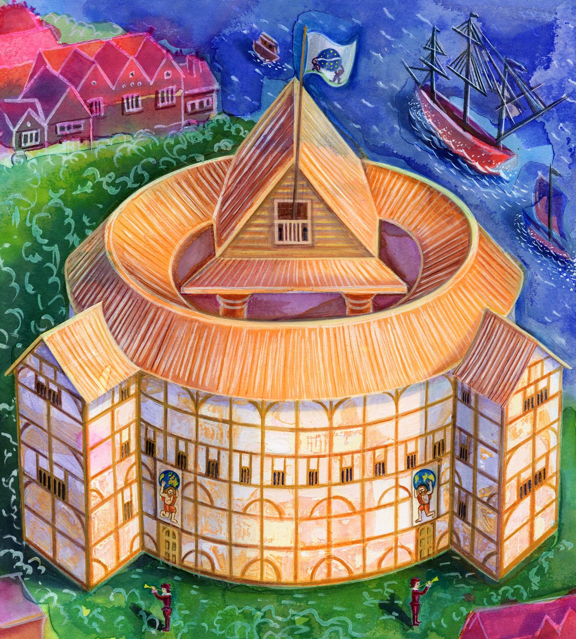 El Teatro Globe de Shakespeare de Jane Tattersfield
