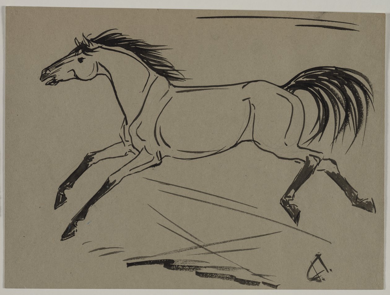Caballo corriendo de Jane Travis