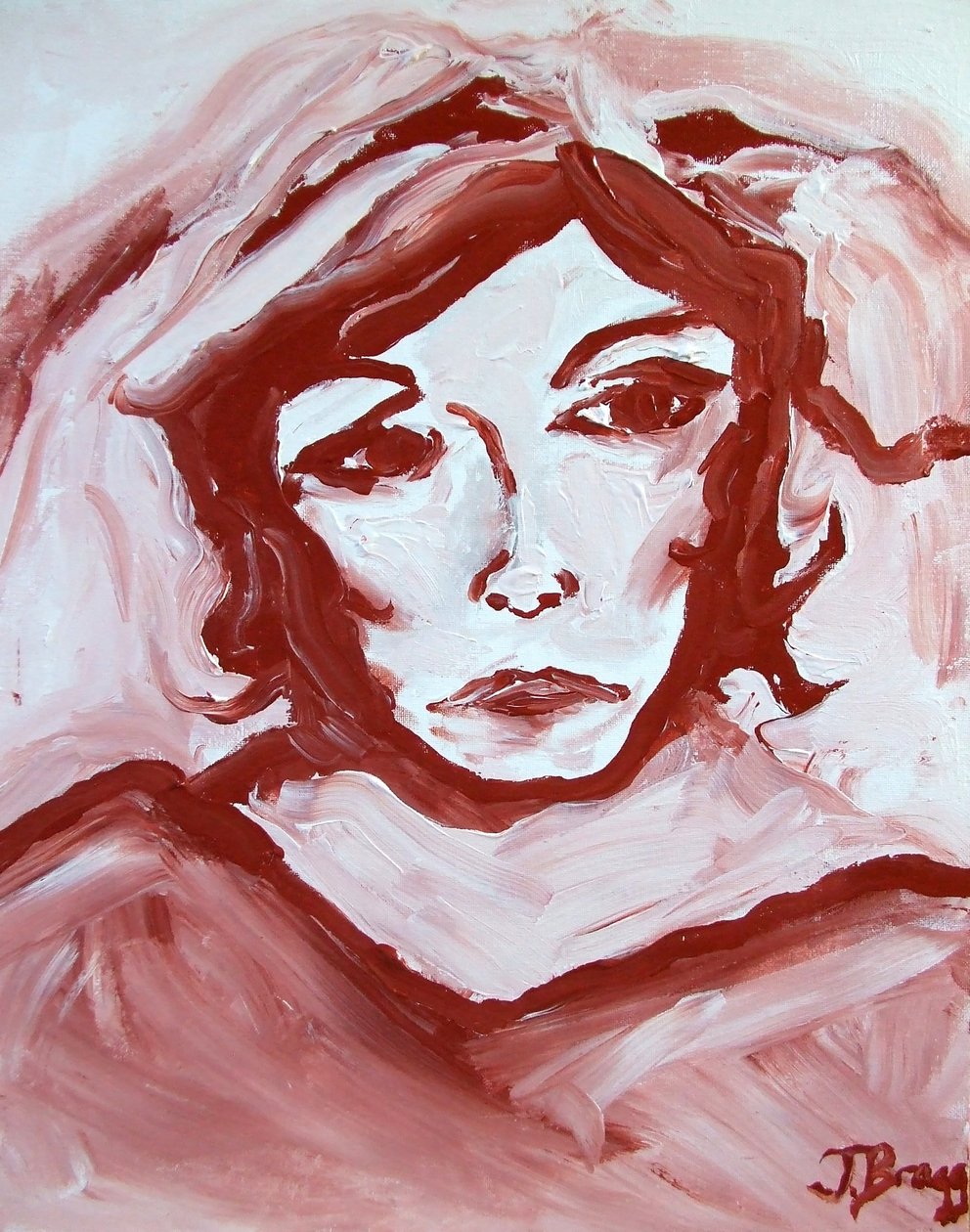 Miss Havisham, c.2000 (acrílico sobre lienzo) de Janel Bragg