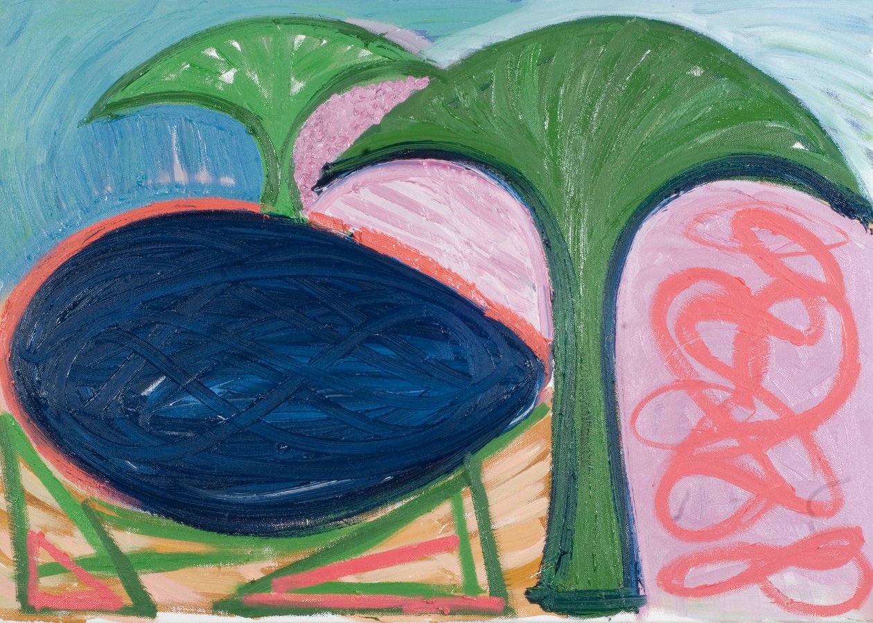 Lago y árboles, 2007 de Janet McKenzie