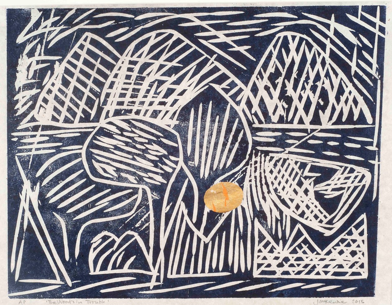El bosque está en problemas, 2015 de Janet McKenzie