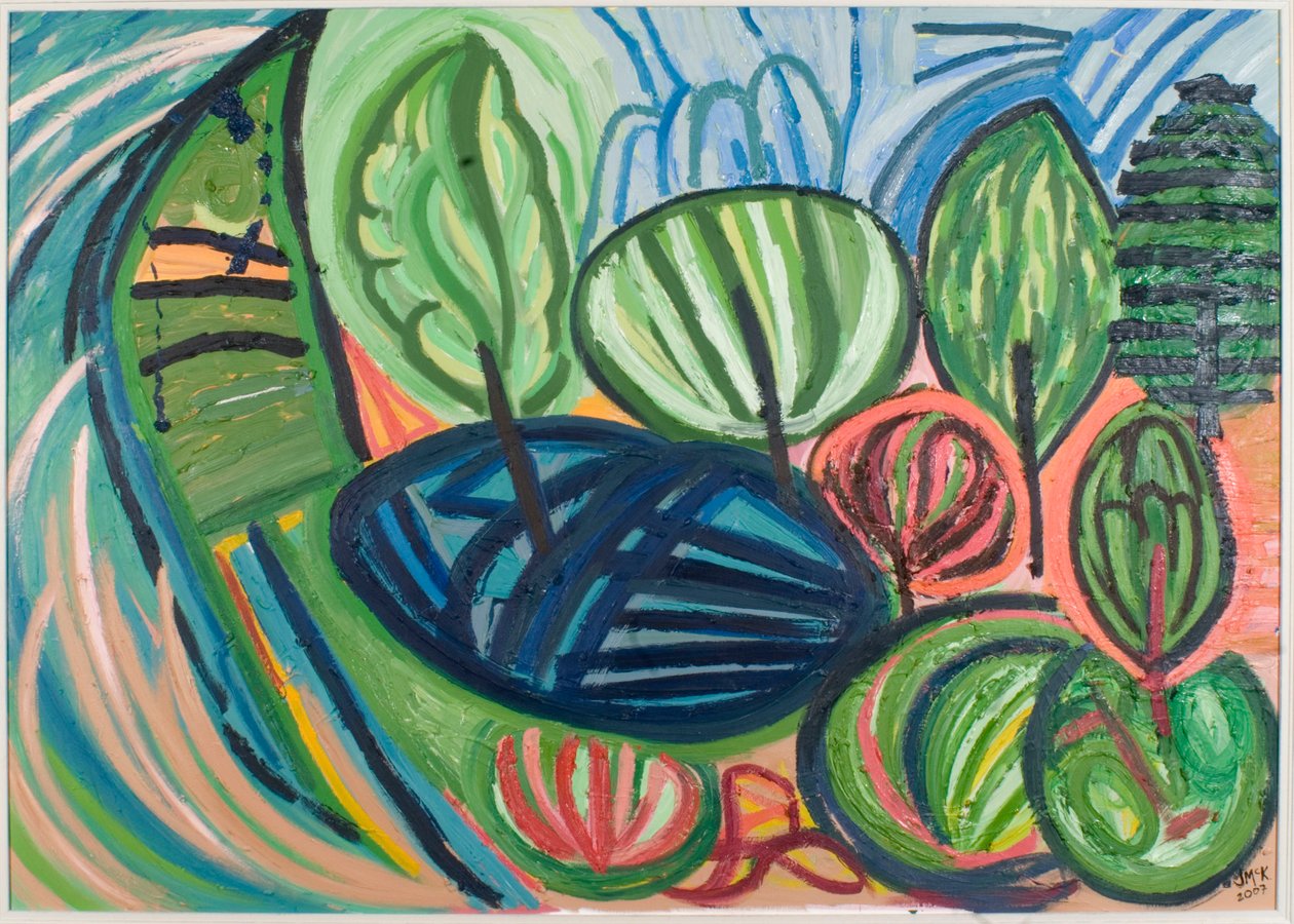 Bosque de Wormiston, verano, 2007 de Janet McKenzie