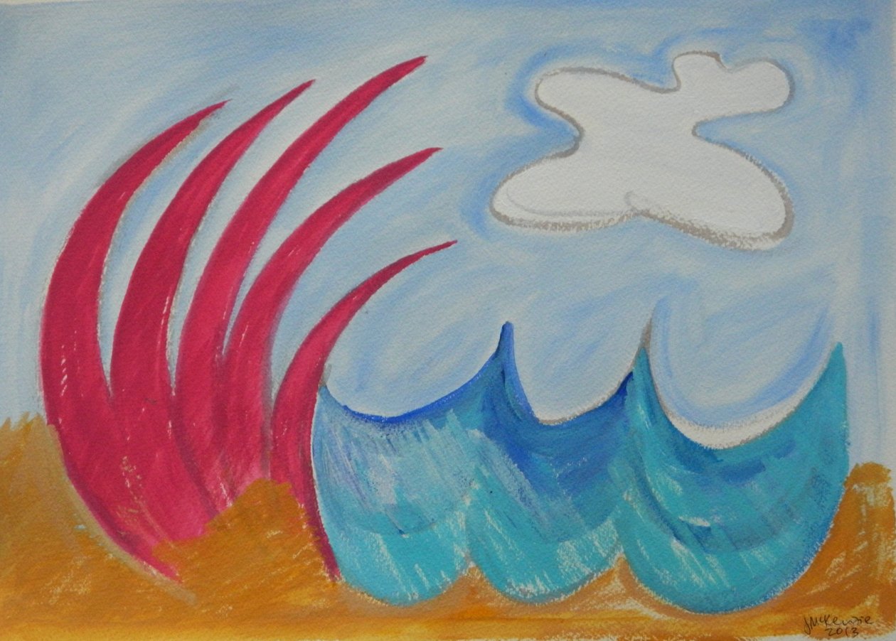 Mar de Wormiston, 2013 de Janet McKenzie