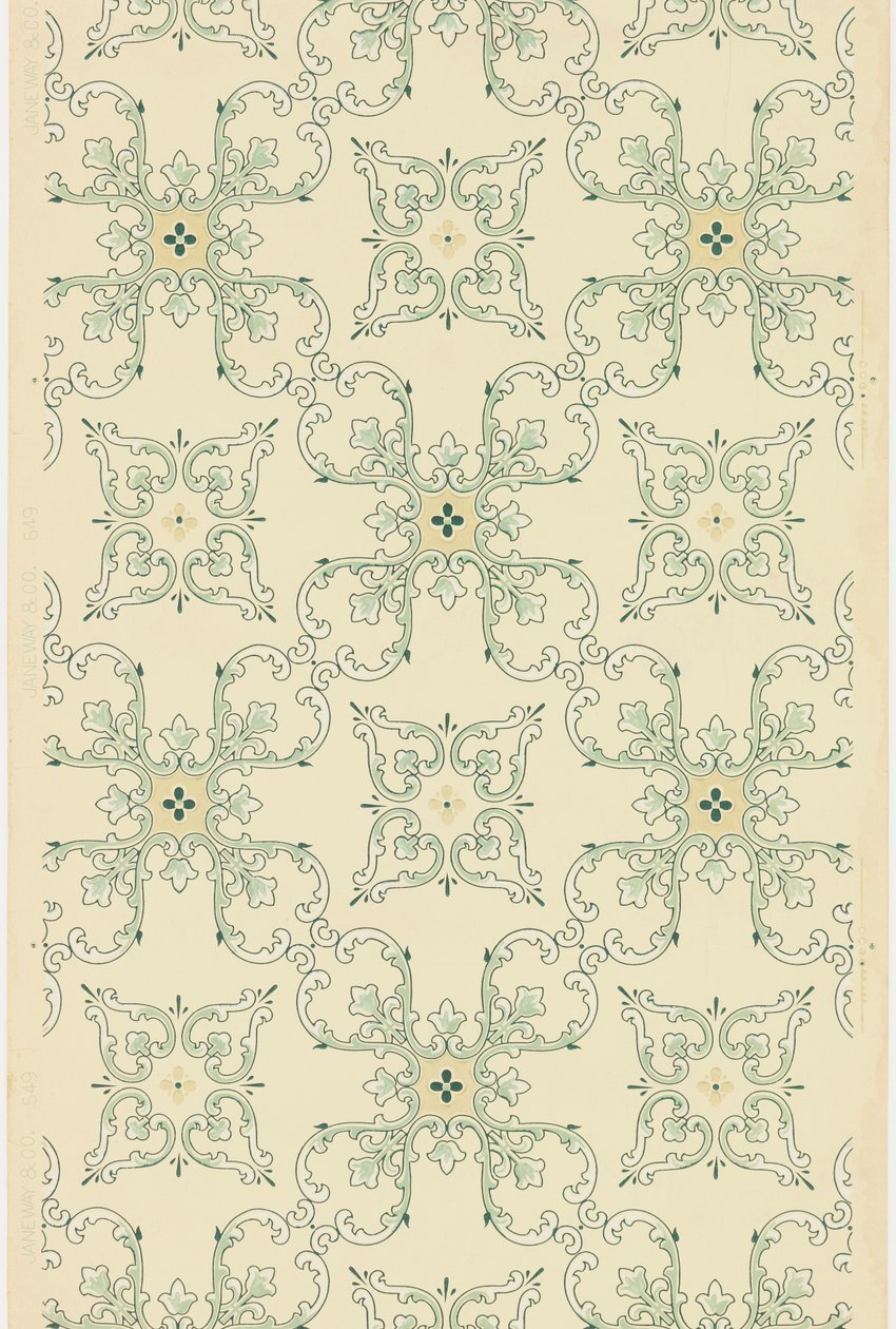 Papel de techo de Janeway and Co. Inc.