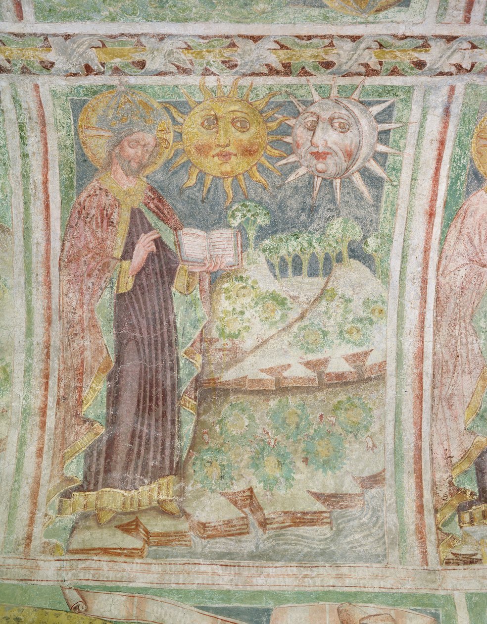 La Creación del Sol, la Luna y las Estrellas, 1490 de Janez Kastav
