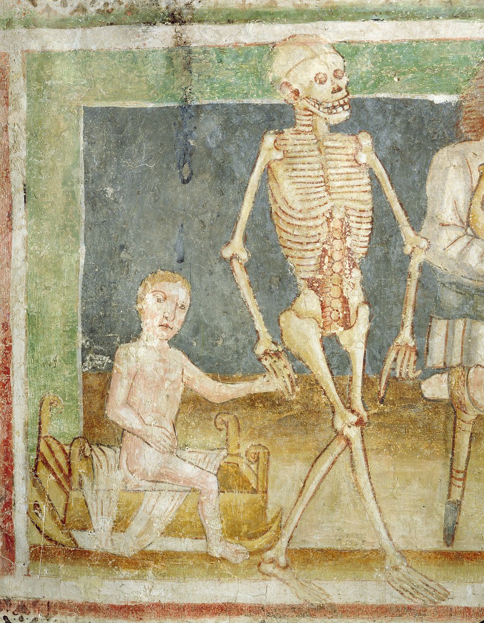 La danza de la muerte: La muerte y el niño, 1490 de Janez Kastav