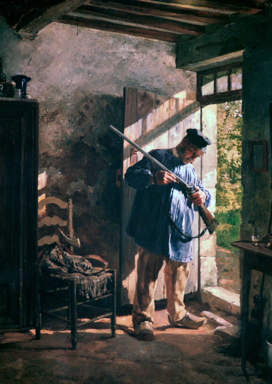 Antes de la caza, 1883 de Janez Šubic