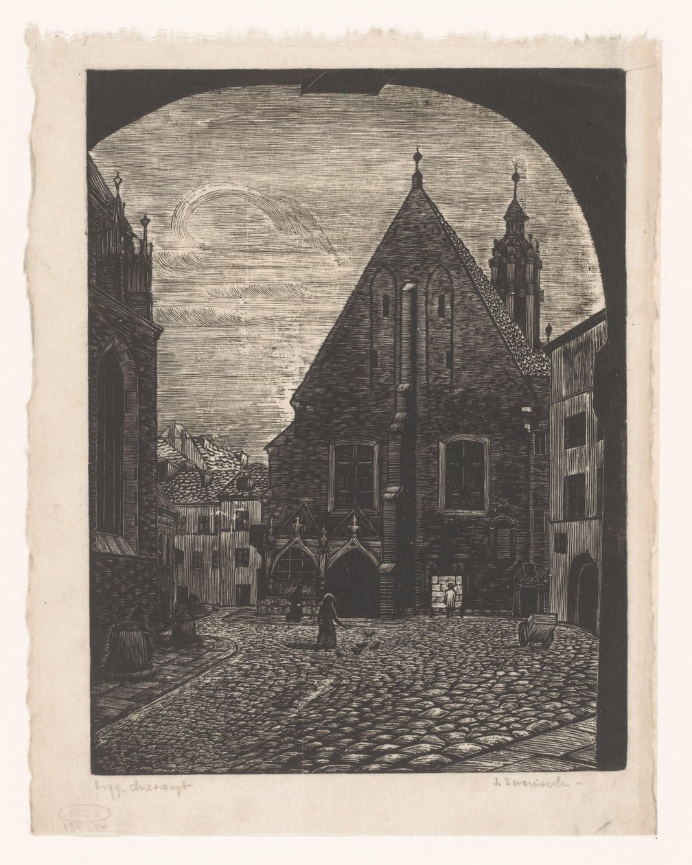 Vista de Praga de Janina Szciamicka