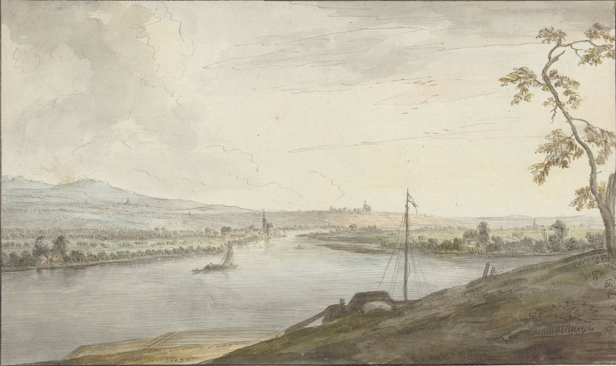 Vista del río de Januarius Zick