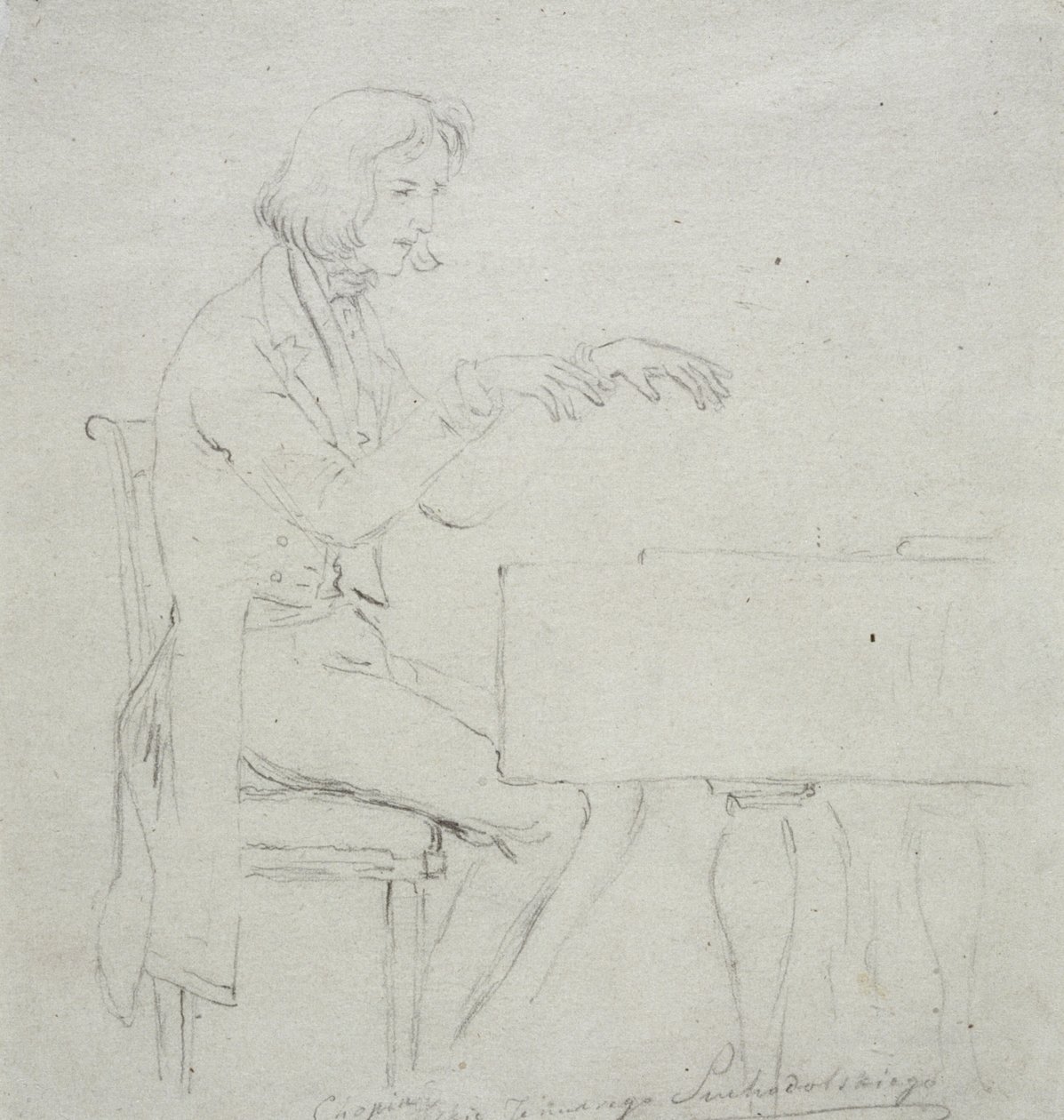 Frédéric Chopin (1810-49) en el Gran Piano de January Suchodolski