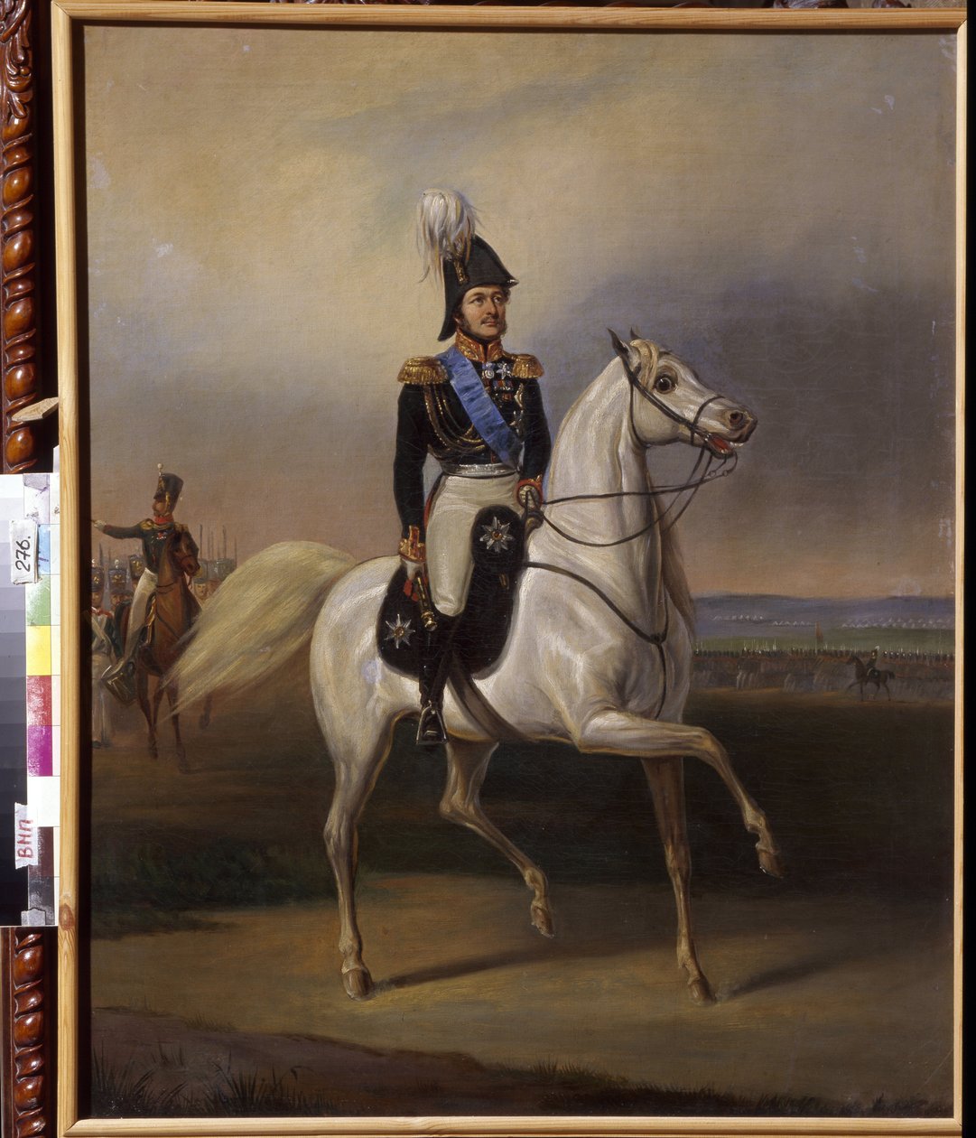 Ivan Fyodorovich Paskevich (1782-1856), conde de Erivan, virrey de Polonia. (Ivan Fyodorovich Paskevich, Conde de Erivan, Virrey del reino de Polonia). Pintura de enero (Janvier) Suchodolski (1797-1875), óleo sobre lienzo, alrededor de 1830. Arte polaco, c de January Suchodolski