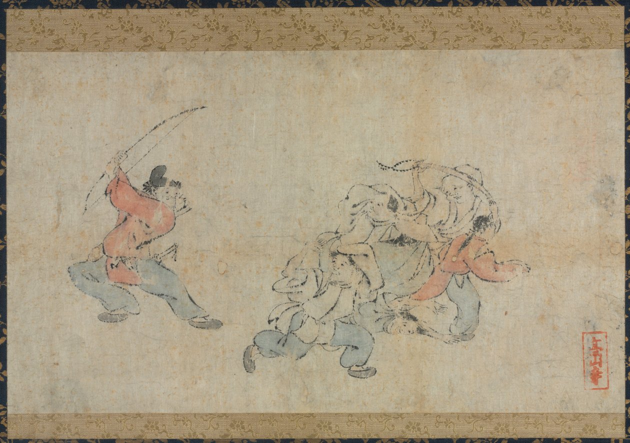 Toba-e (Imagen cómica) de Japan, Edo period