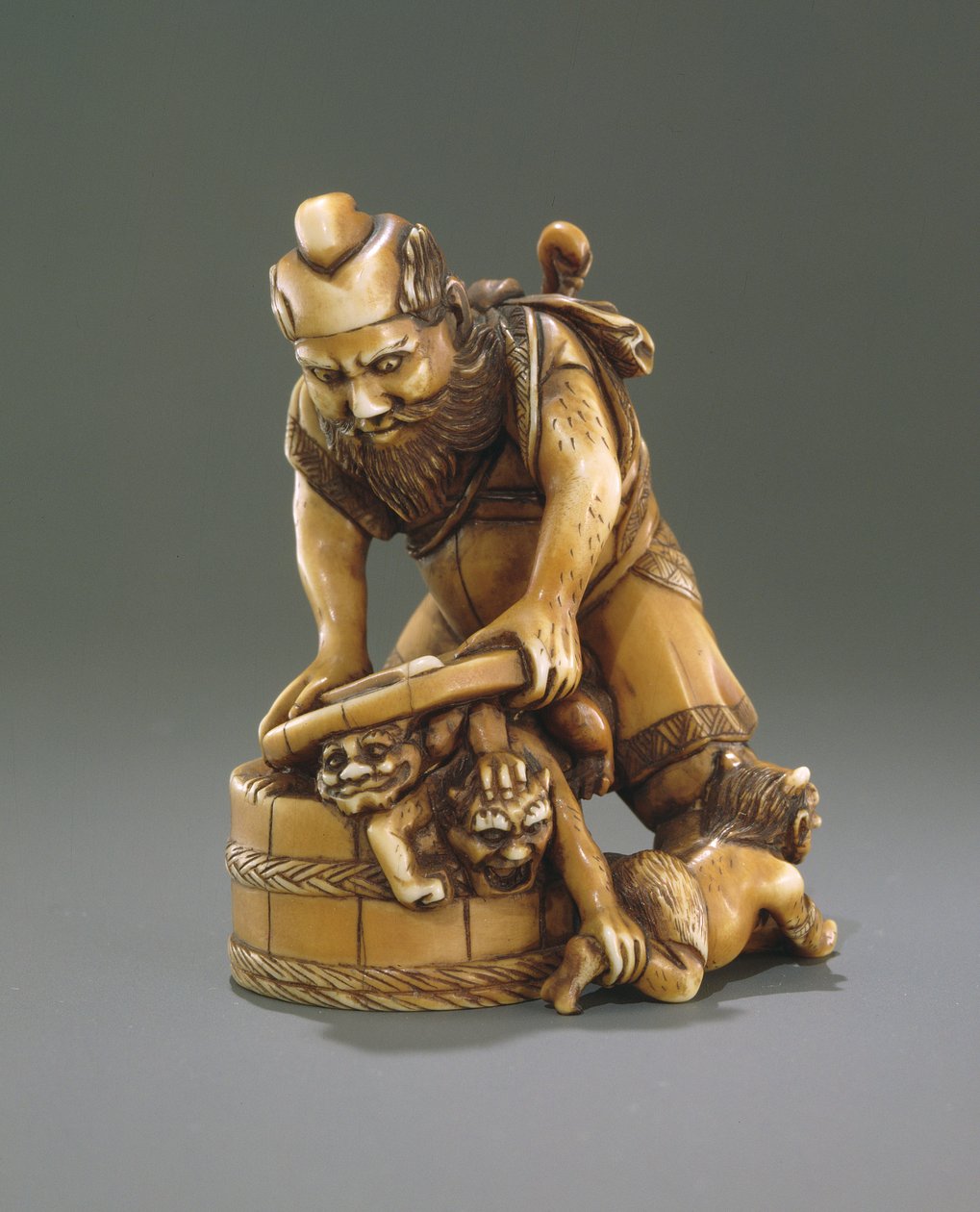 Figura de Shoki el domador de demonios de Japanese School