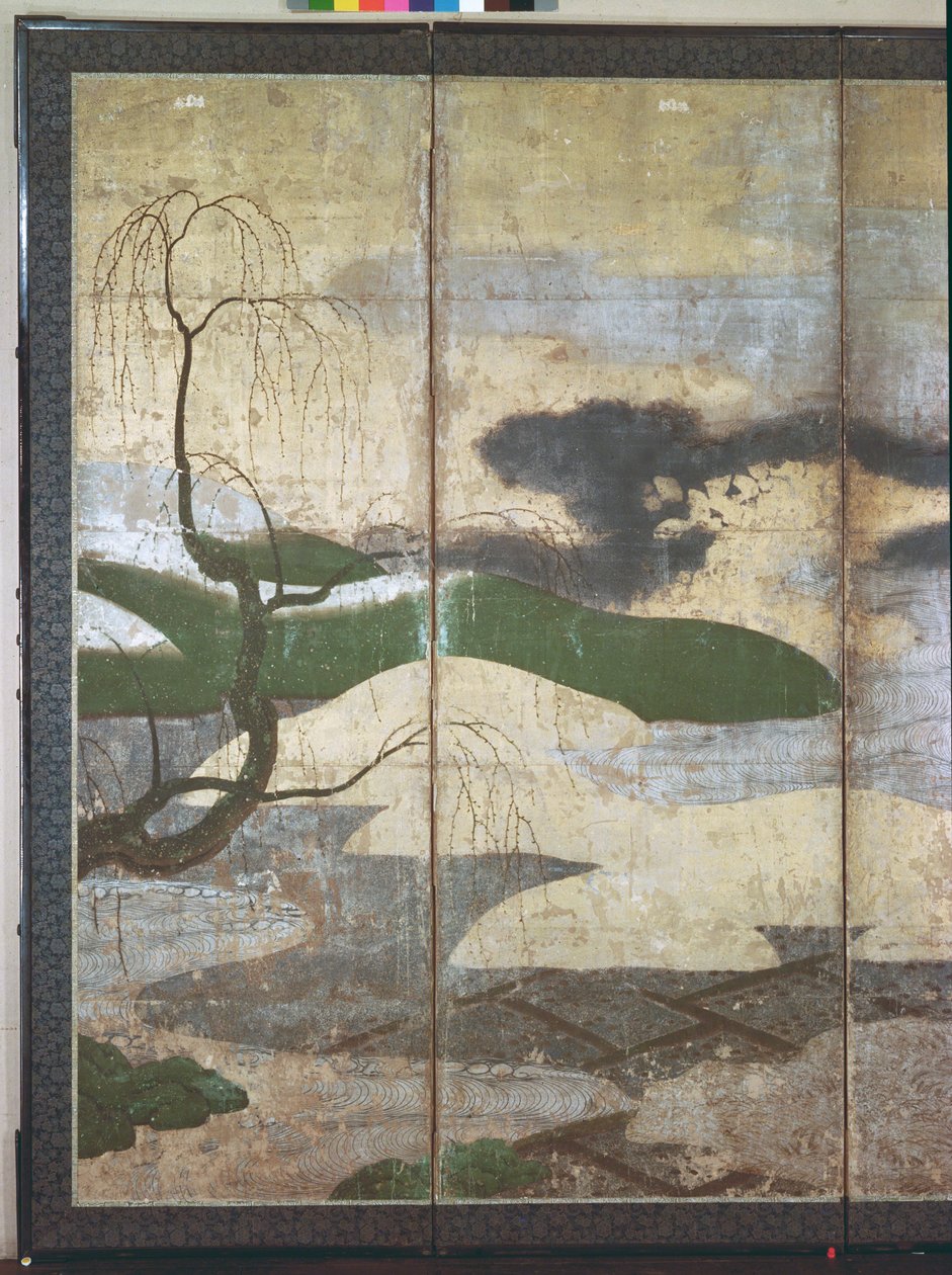 Paisaje a la luz de la luna de Japanese School