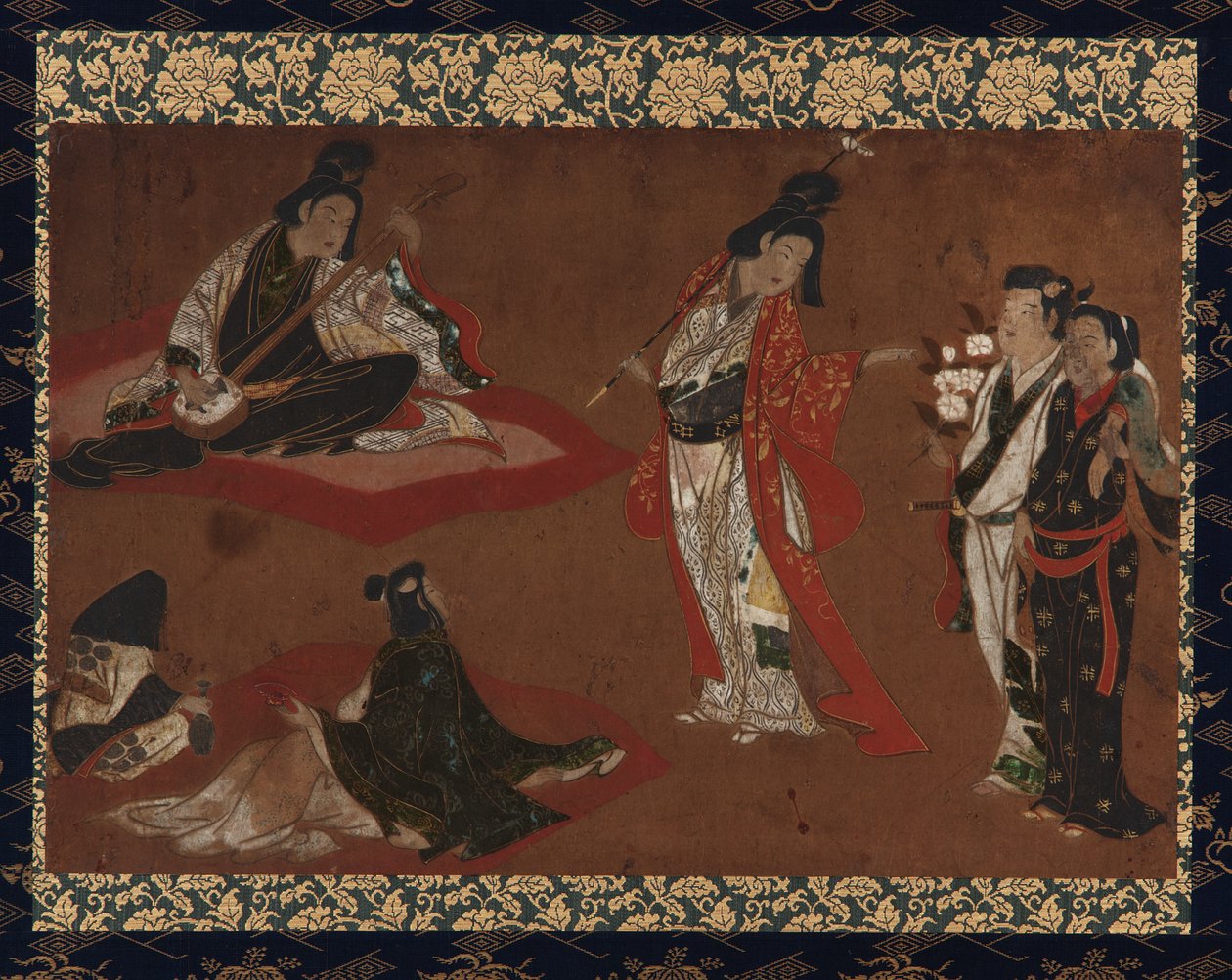 Una Fiesta de Picnic, principios del siglo XVII de Japanese School