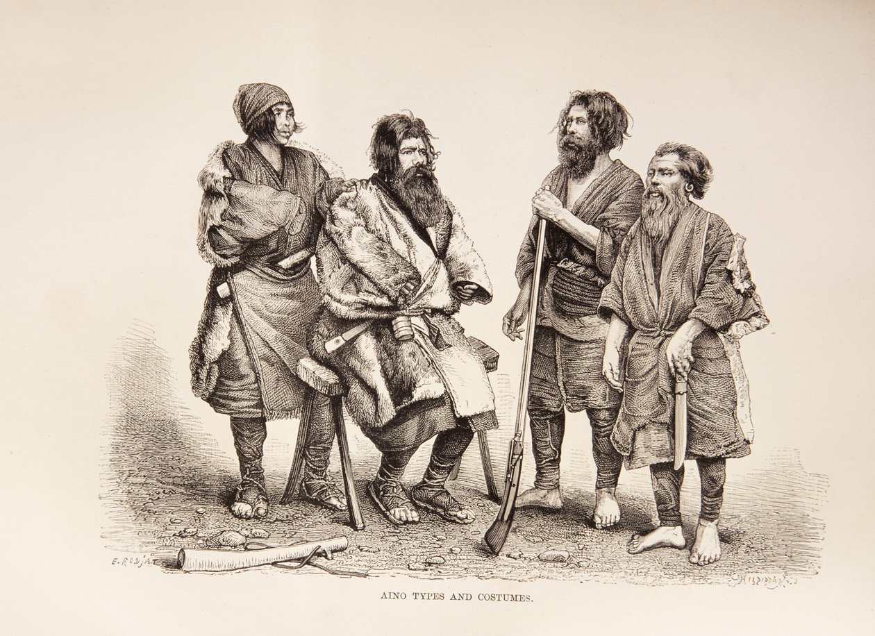 Pueblo Ainu de Japanese School