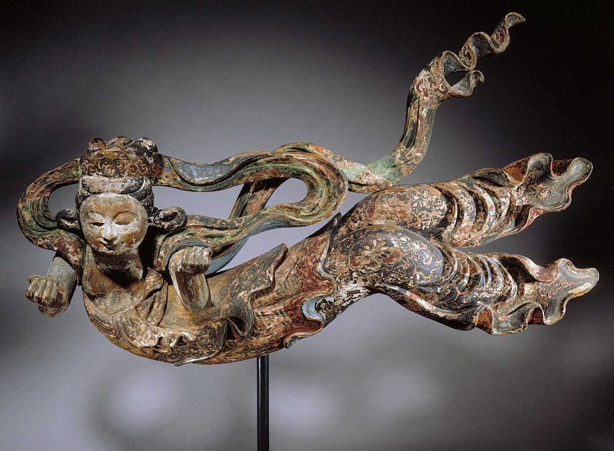 Apsaras, siglo XVII-XVIII de Japanese School