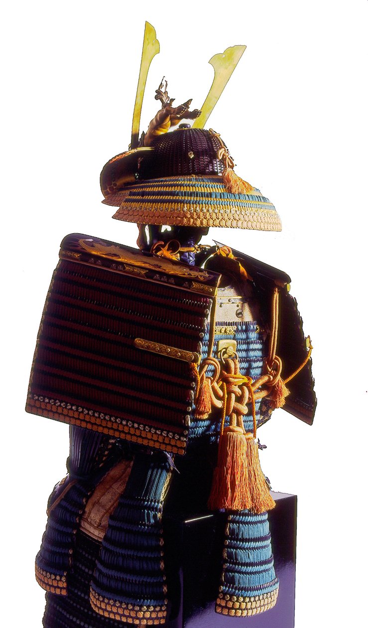 Traje ceremonial de armadura para un samurái, Período Edo de Japanese School