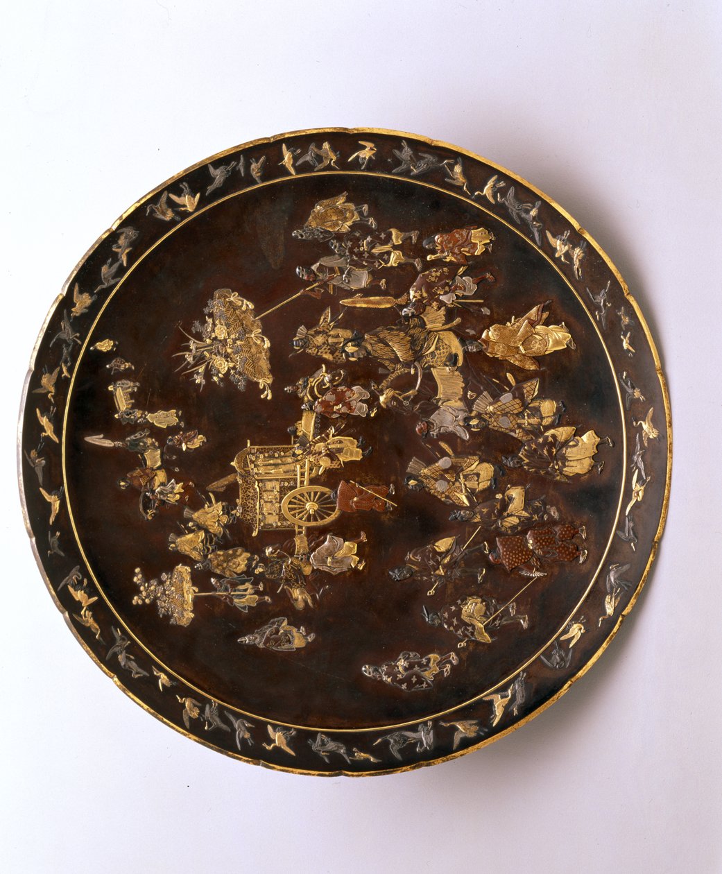Plato decorativo, c.1885 de Japanese School