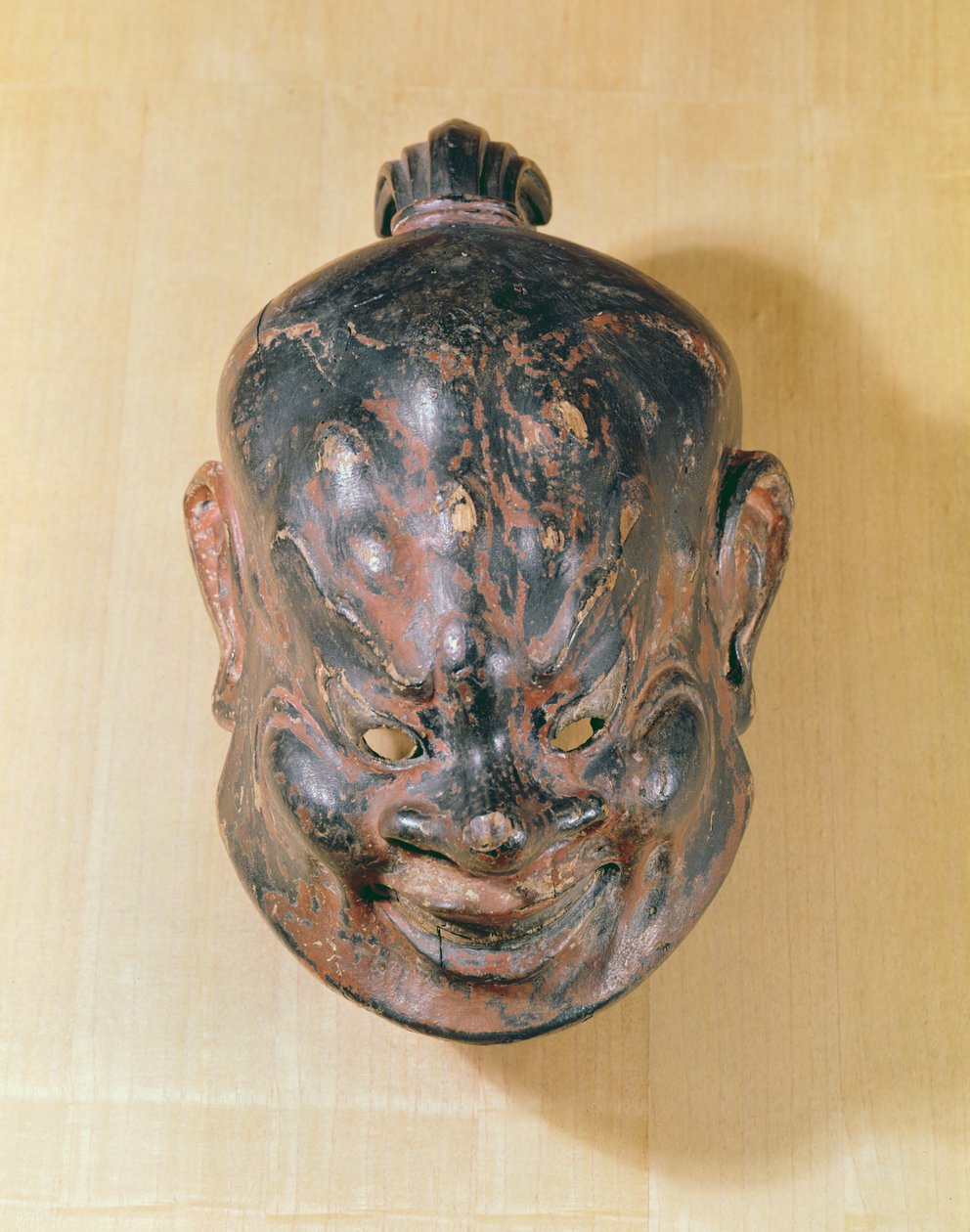 Máscara Gigaku, Periodo Nara (645-794) de Japanese School