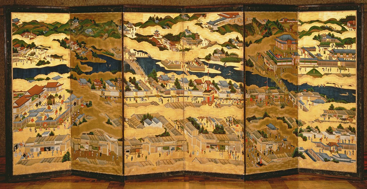 En Kioto y sus alrededores, Periodo Edo de Japanese School