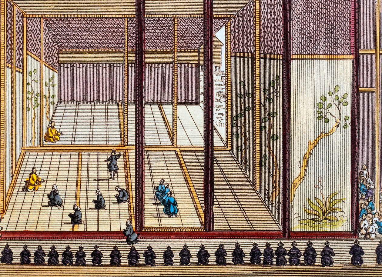Sala de entrevistas en el Palacio Imperial de Japanese School