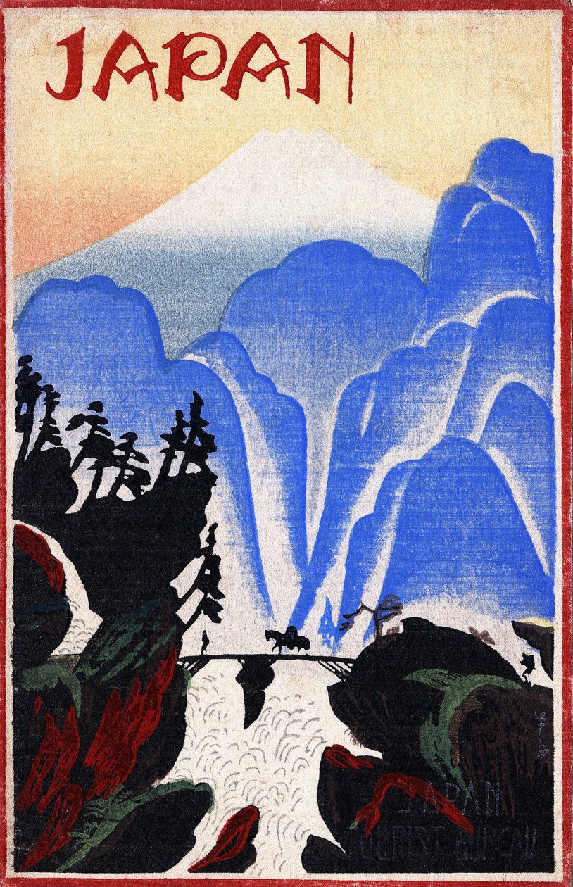 Paisaje de Japón. Pintura, Japón de Japanese School