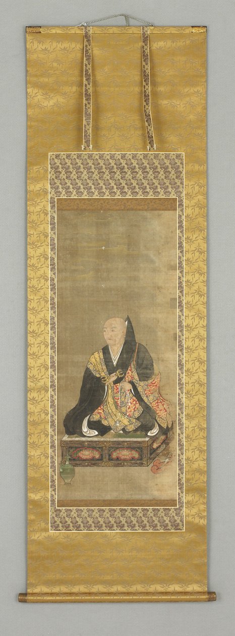 Retrato de un monje de Japanese School