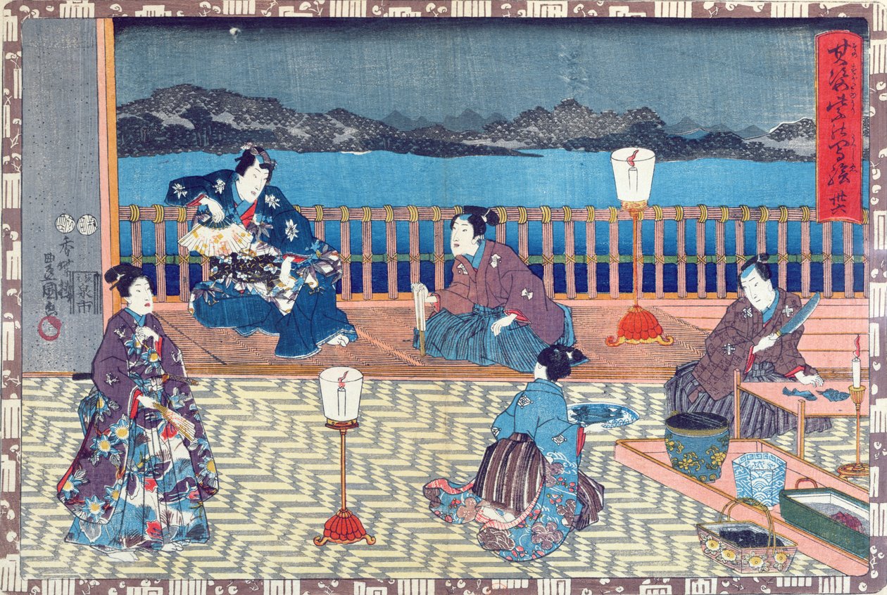 Preparando pescado de Japanese School