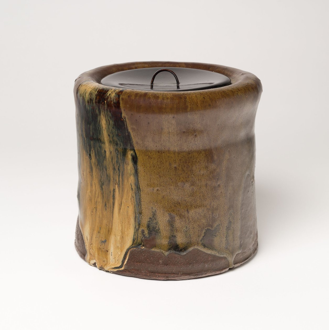 Jarra de Agua Satsuma-Ware (Mizusashi) de Japanese School