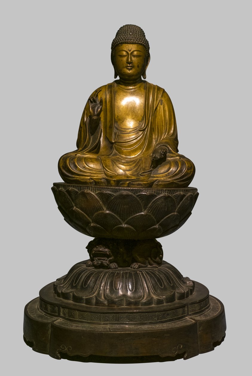 Shakyamuni después de su Perfecto Despertar de Japanese School