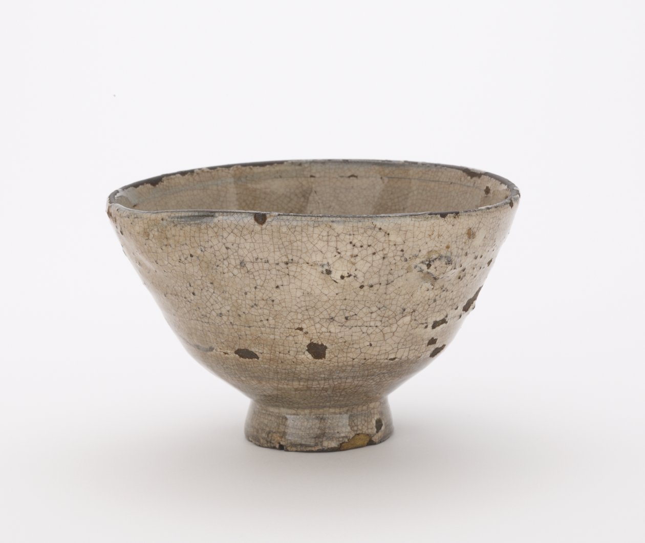 Cuenco de Té, posiblemente Hagi, Cuenco de Té (chawan) de Japanese School